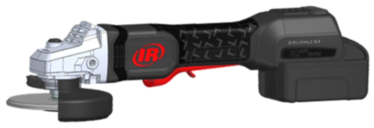 Ingersoll Rand G5352 IQV20 cordless angle grinder.